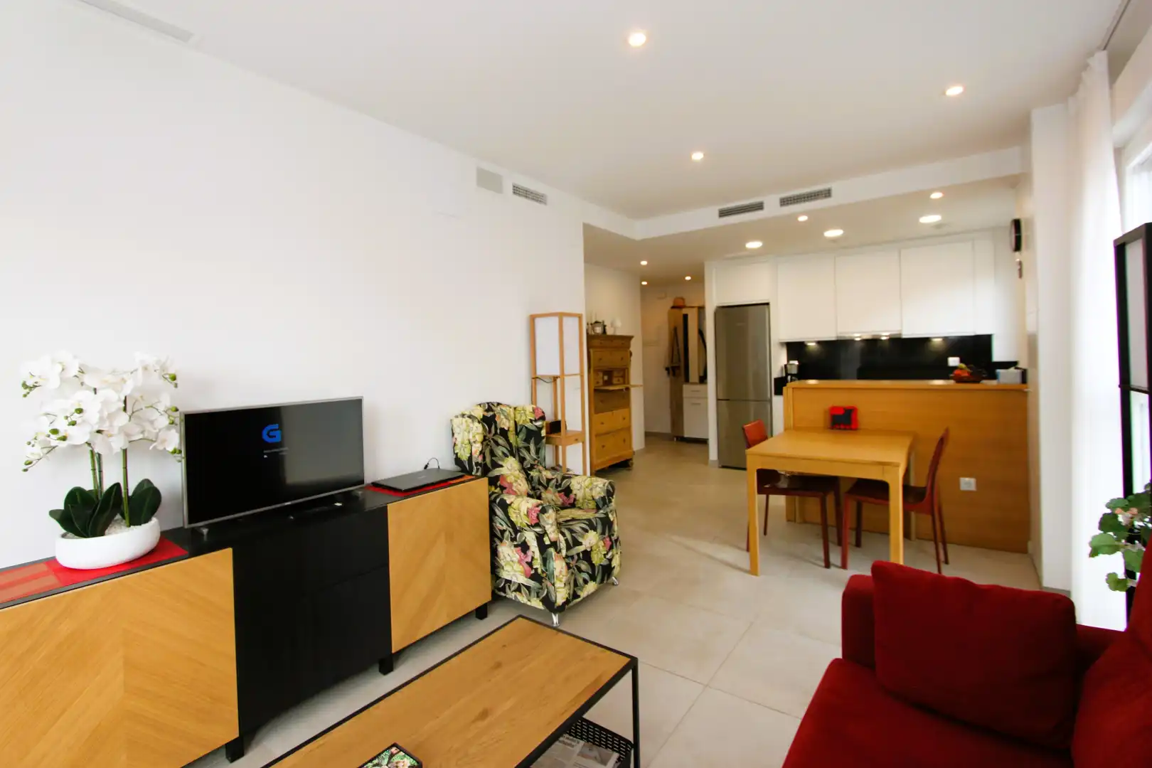 Sala d'estar de Apartament en venda en Playa Muchavista