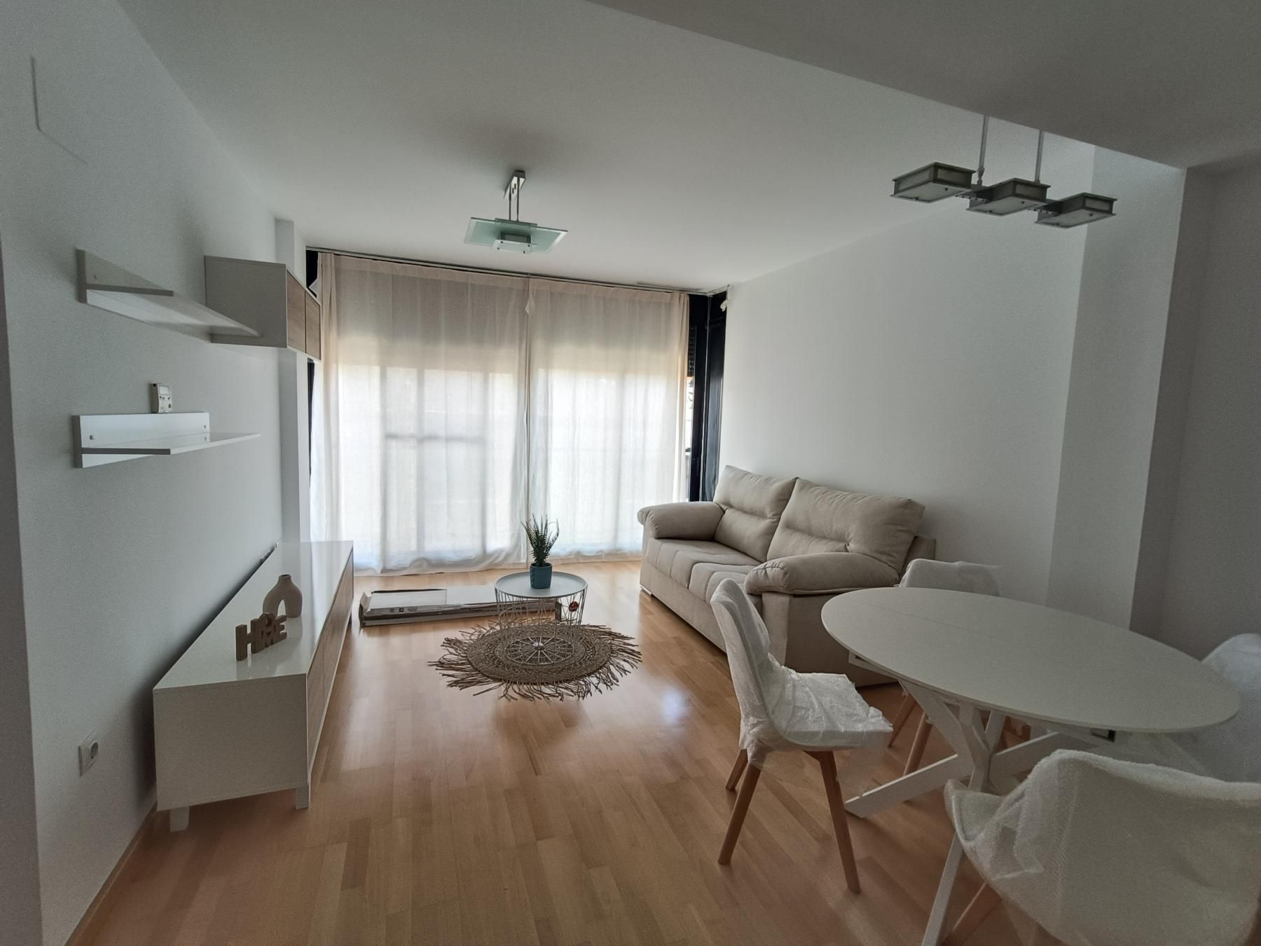 Living room of Flat to rent in Castellón de la Plana / Castelló de la Plana  with Parquet flooring