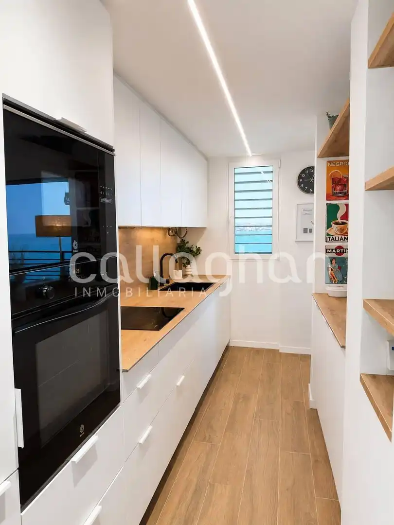 Kitchen of Flat for rent in Benicasim / Benicàssim  with Air Conditioner, Heating and Terrace