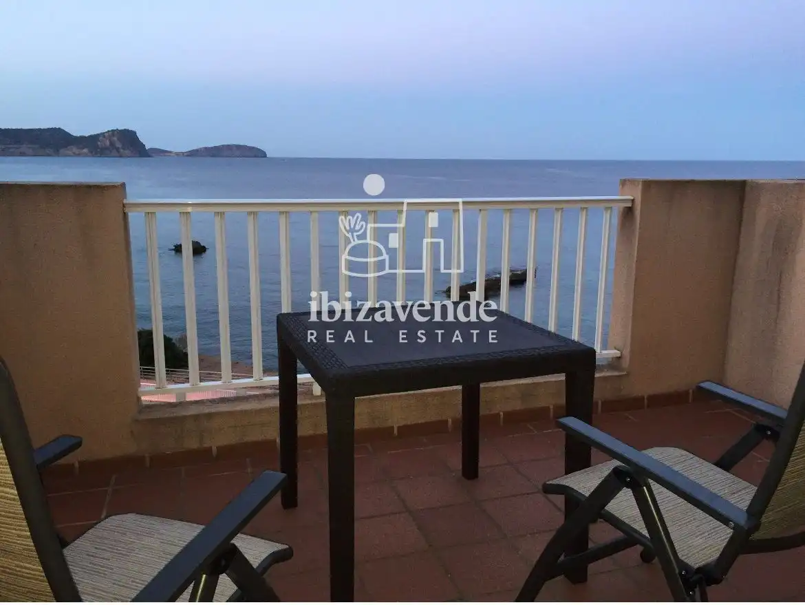 Terrasse von Wohnung zur Miete in Santa Eulària des Riu mit Klimaanlage, Heizung und Terrasse