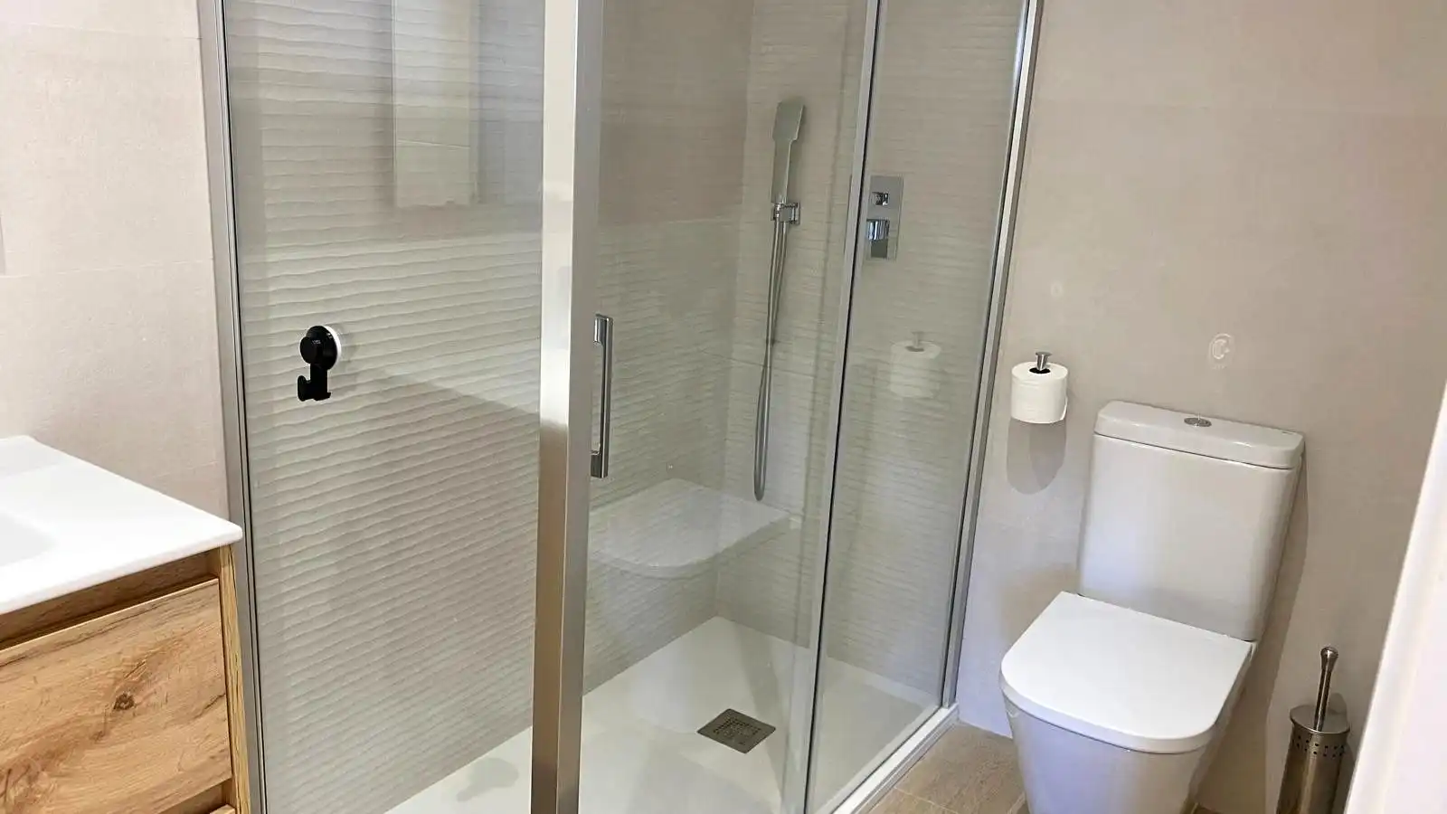 Baño de Apartamento en venta en Dénia con Aire acondicionado, Calefacción y Terraza
