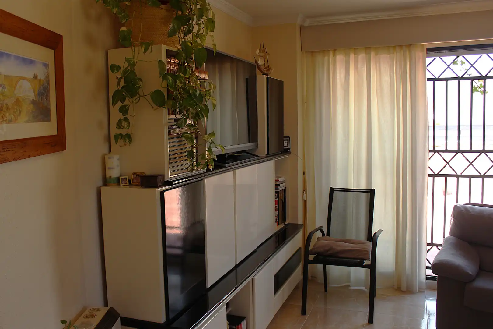Sala d'estar de Àtic en venda en Totana amb Aire condicionat, Terrassa i Moblat