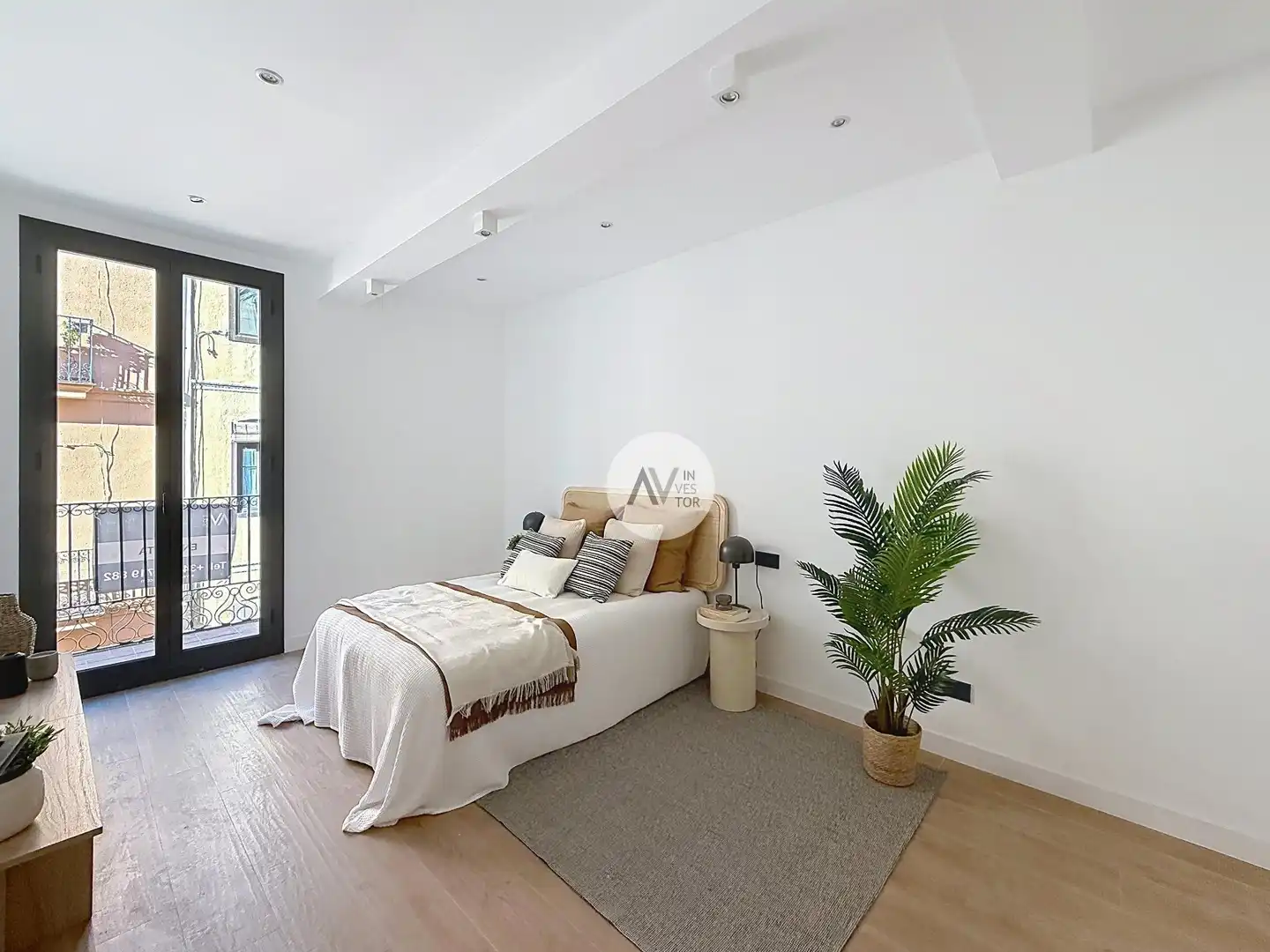 Bedroom of Apartments for sale in Barcelona  with Air Conditioner, Heating and Parquet flooring