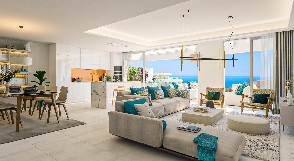 Living room of Attic for sale in Mijas  with Air Conditioner, Heating and Private garden