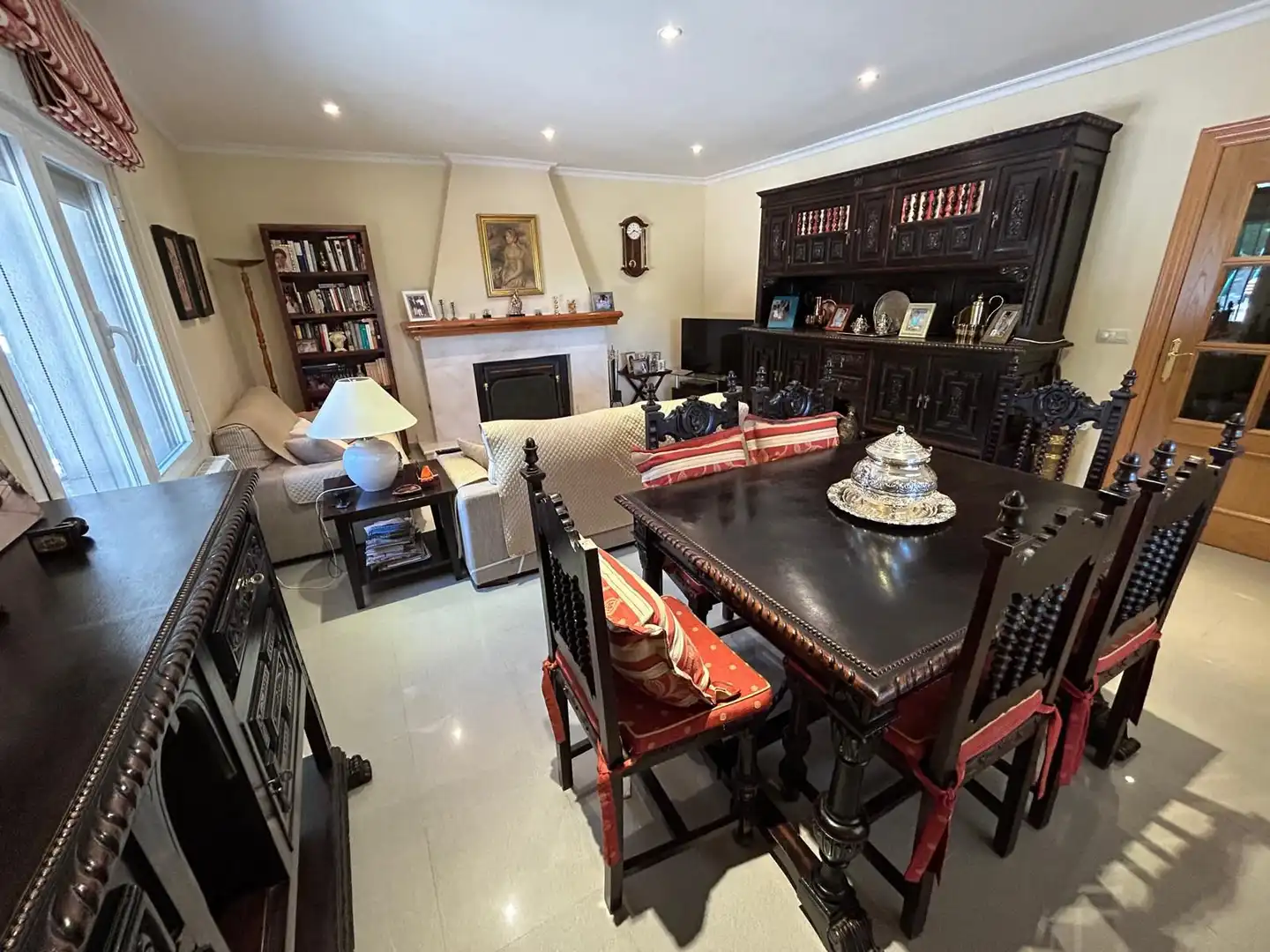 Living room of Houses for sale in Alcolea de Calatrava  with Air Conditioner, Heating and Terrace