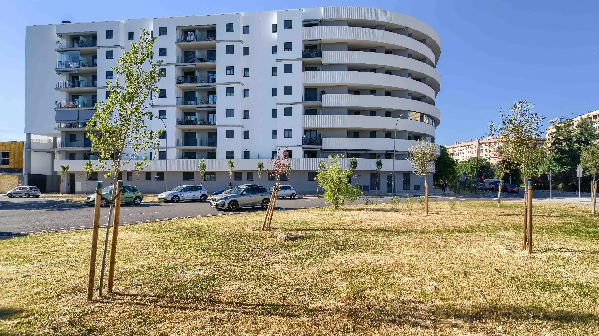 Exterior view of Flat for sale in Sevilla  with Air Conditioner and Terrace