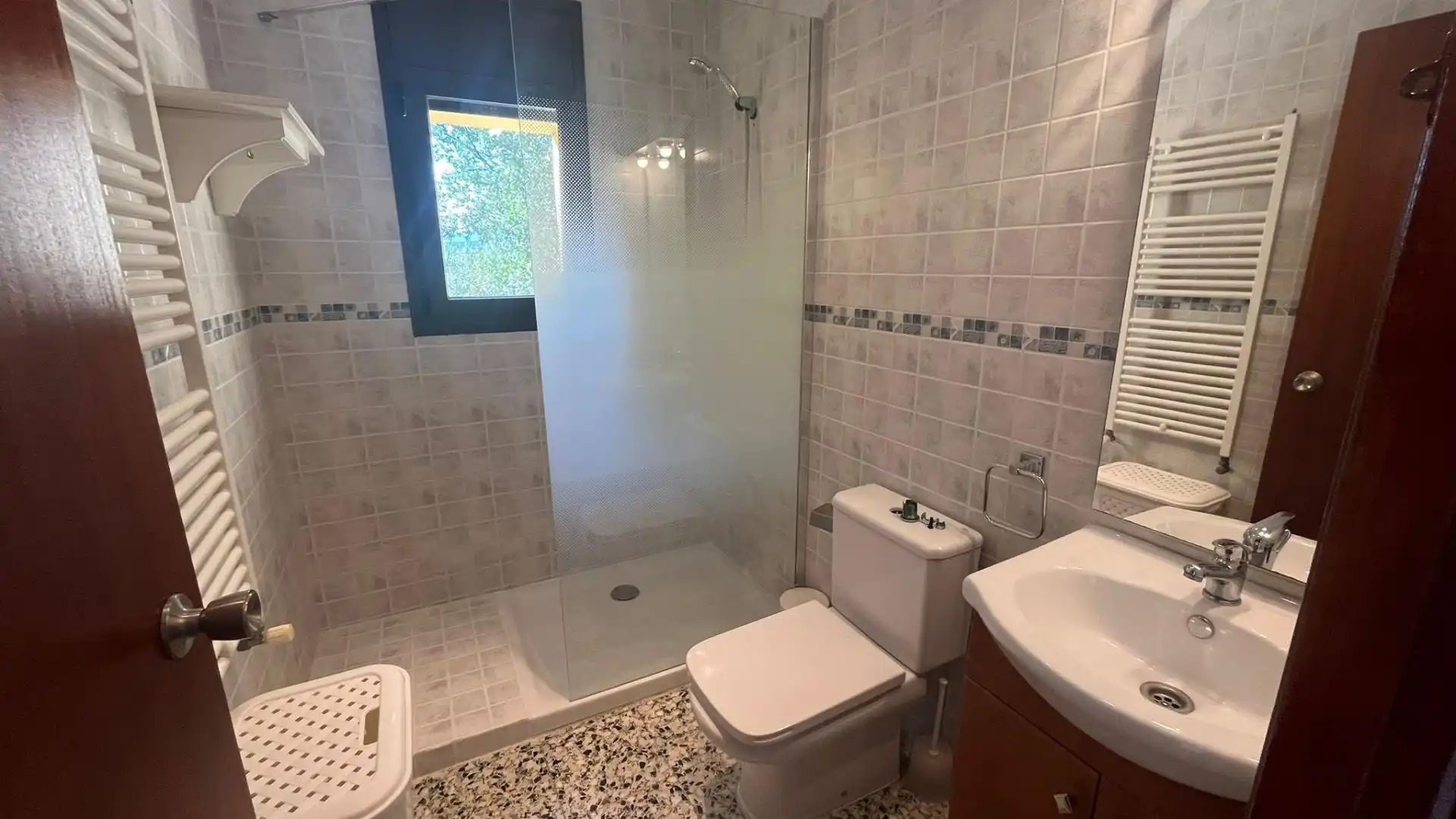 Baño de Finca rústica de alquiler en Gualba con Calefacción