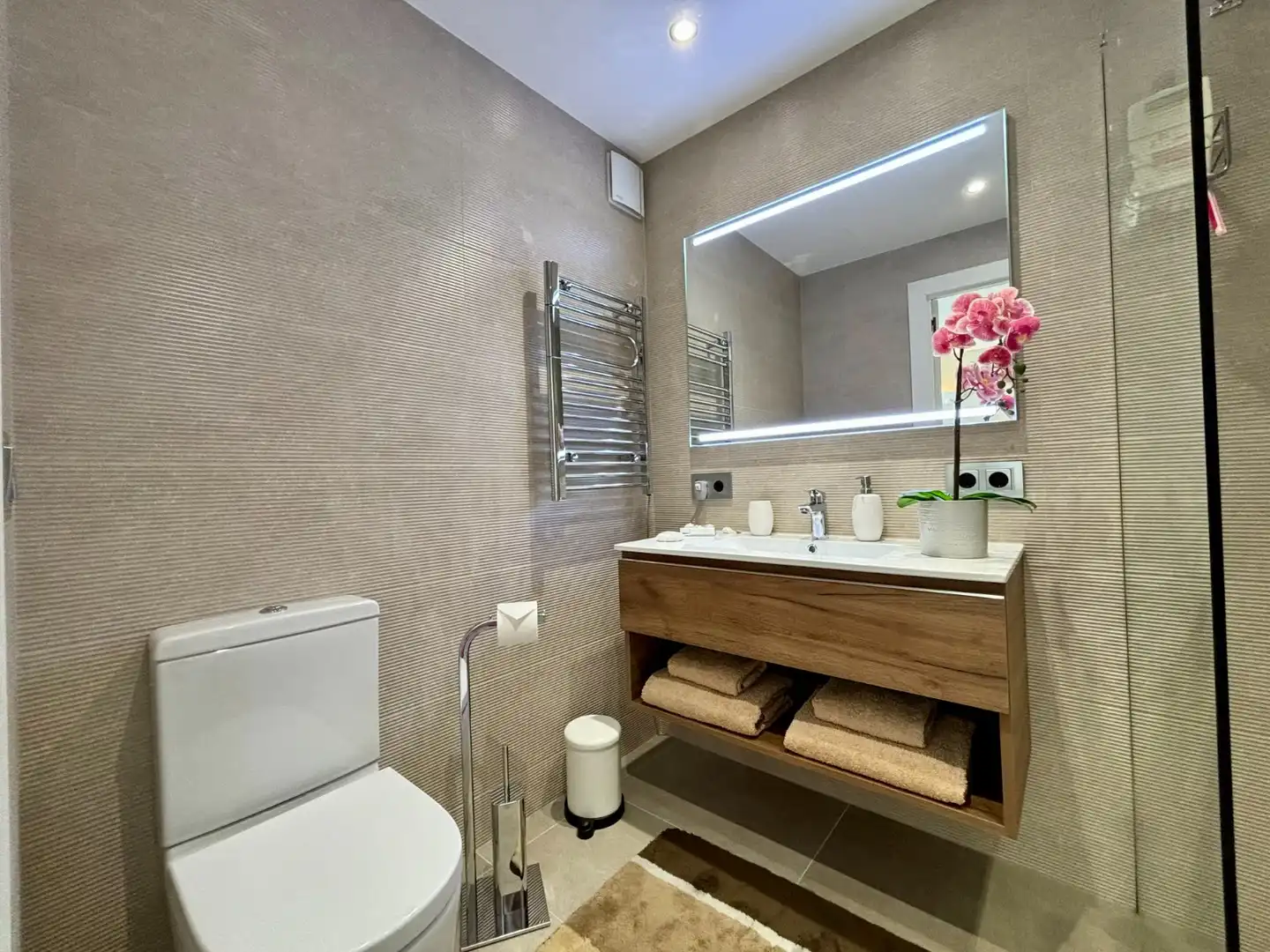 Badezimmer von Dachboden zum Verkauf in Calvià mit Klimaanlage, Heizung und Terrasse