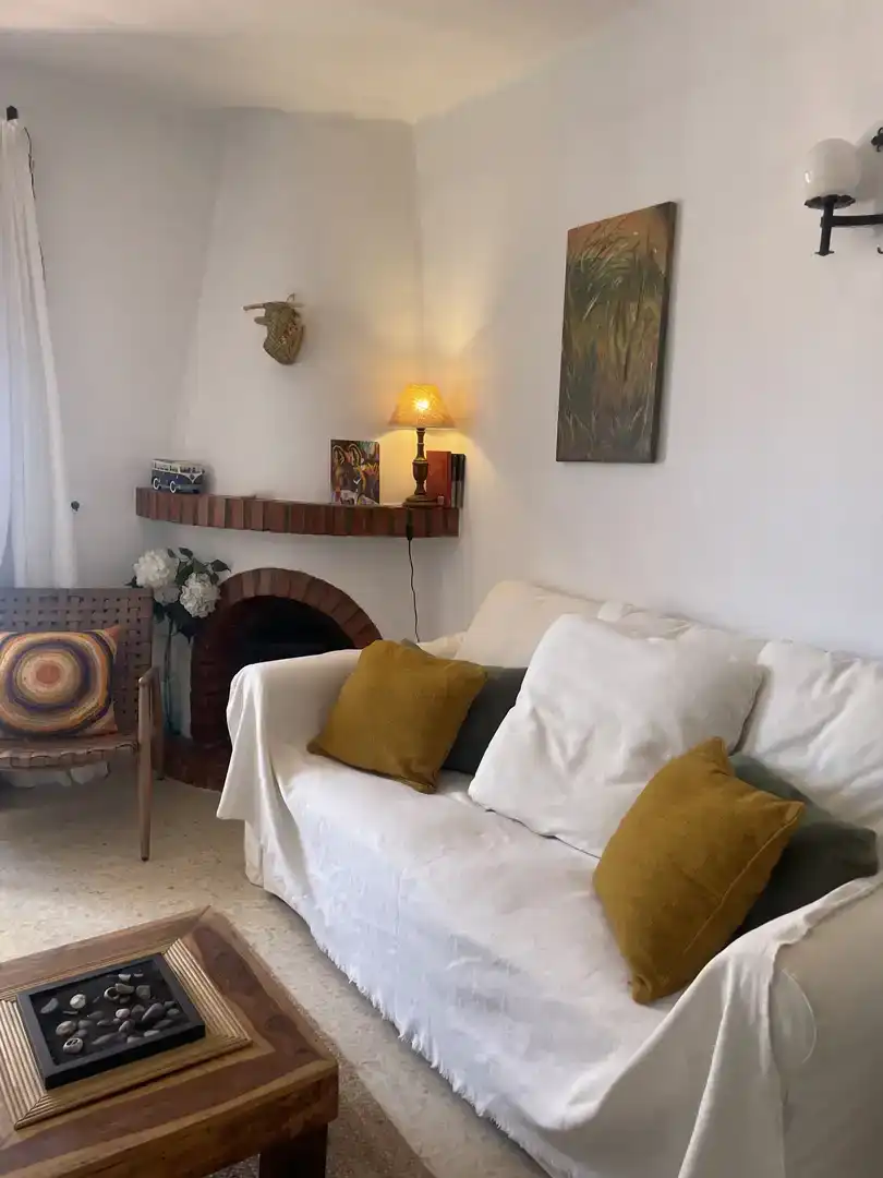 Sala de estar de Piso en venta en Nerja con Aire acondicionado, Jardín privado y Piscina