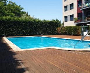 Swimming pool of Flat to rent in Baiona  with Heating, Private garden and Parquet flooring