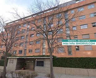 Exterior view of Flat for sale in  Madrid Capital  with Private garden and Swimming Pool