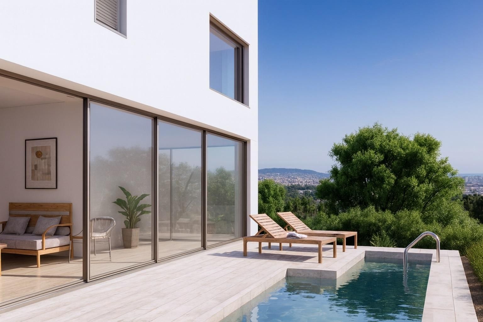 Terrassa de Casa o xalet en venda en Esplugues de Llobregat amb Aire condicionat