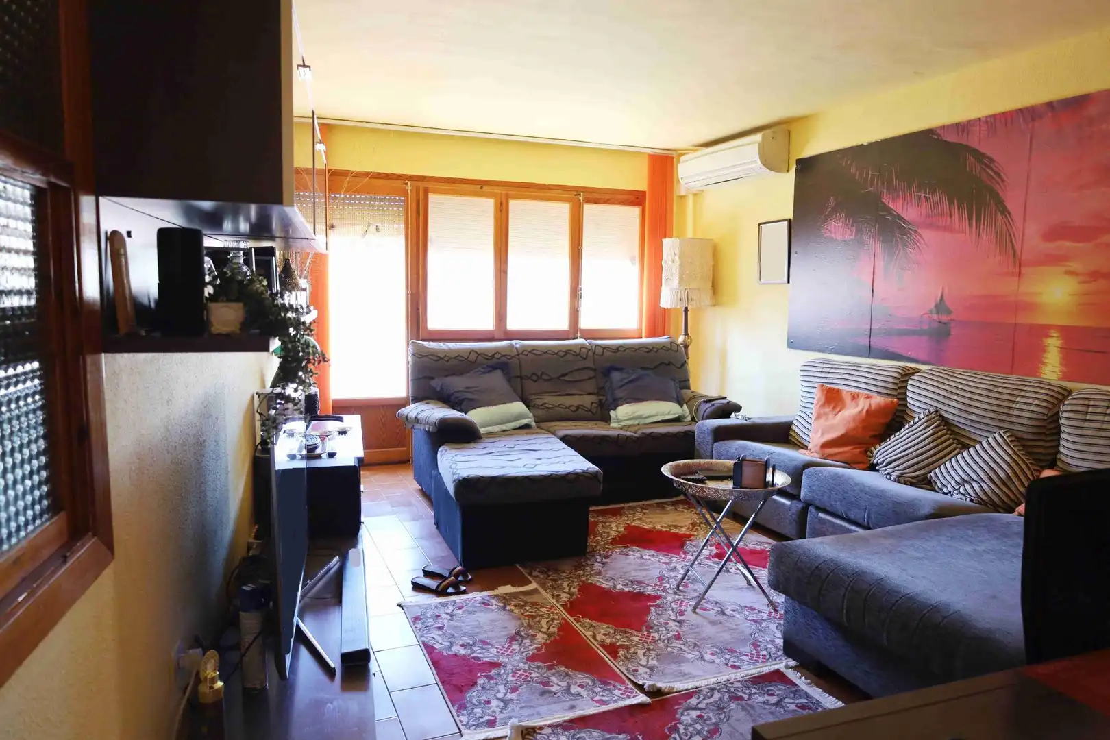 Living room of Houses for sale in La Codoñera  with Air Conditioner, Heating and Terrace