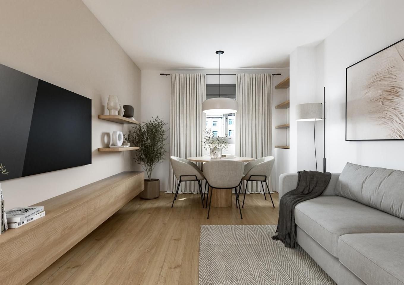 Living room of Flat for sale in  Lleida Capital  with Air Conditioner and Heating