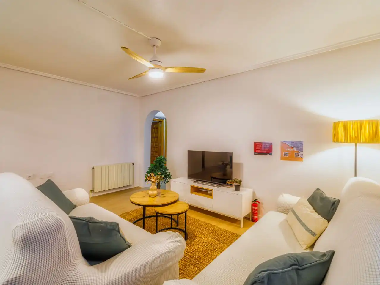 Sala de estar de Casa o chalet de alquiler en Los Narejos - Punta Calera
