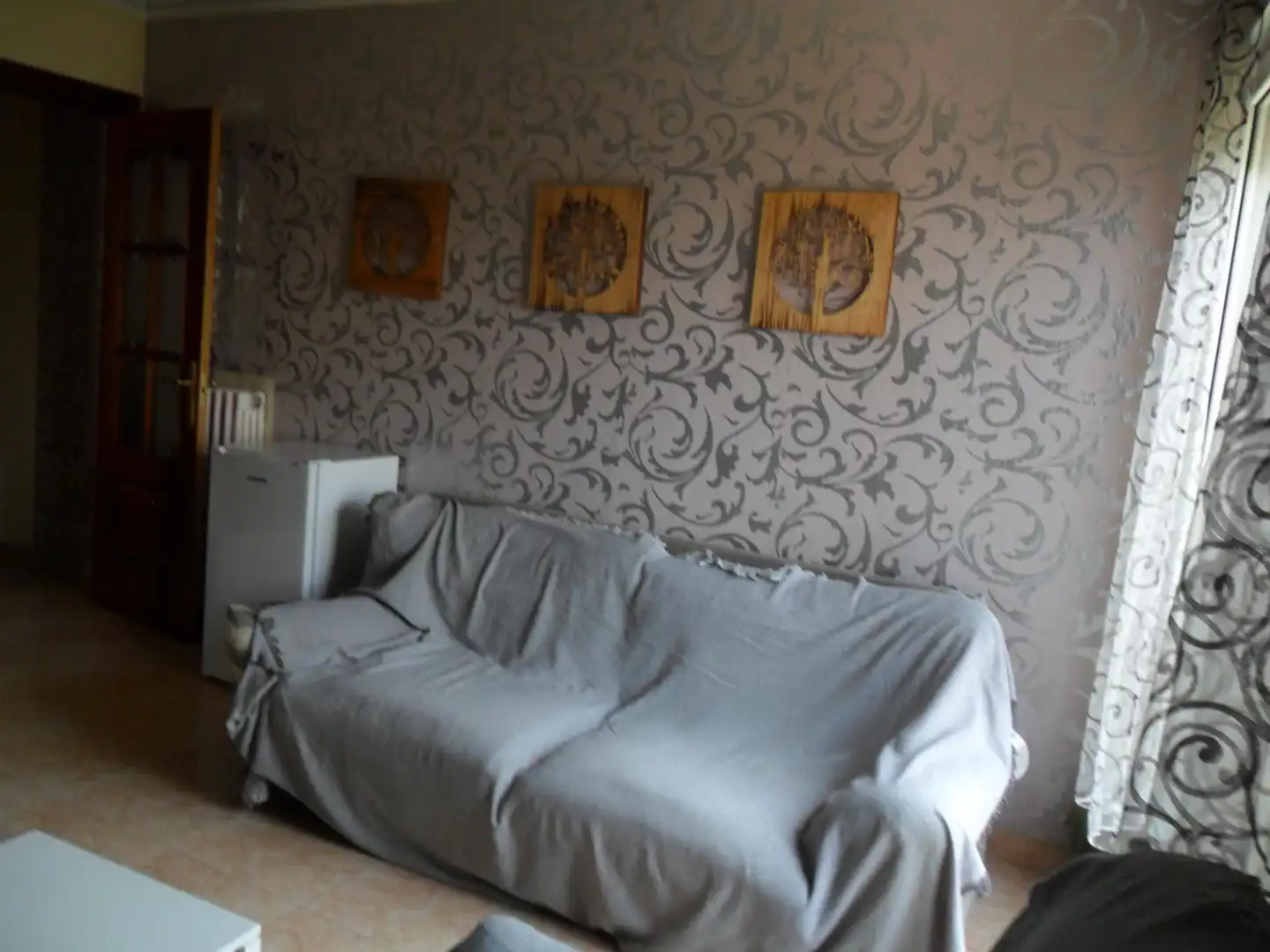 Sala de estar de Piso de alquiler en Granada con Calefacción y Jardín privado
