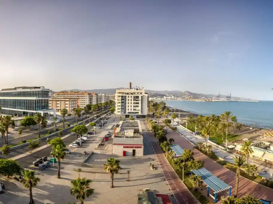 Exterior view of Flat for sale in Málaga Capital  with Air Conditioner