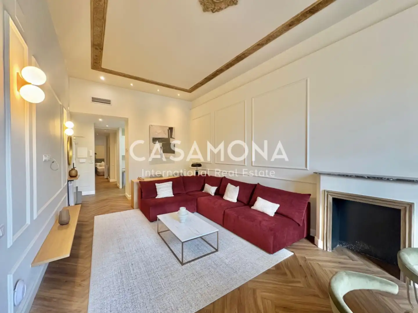 Sala d'estar de Apartament en venda en Barcelona amb Aire condicionat, Calefacció i Terrassa
