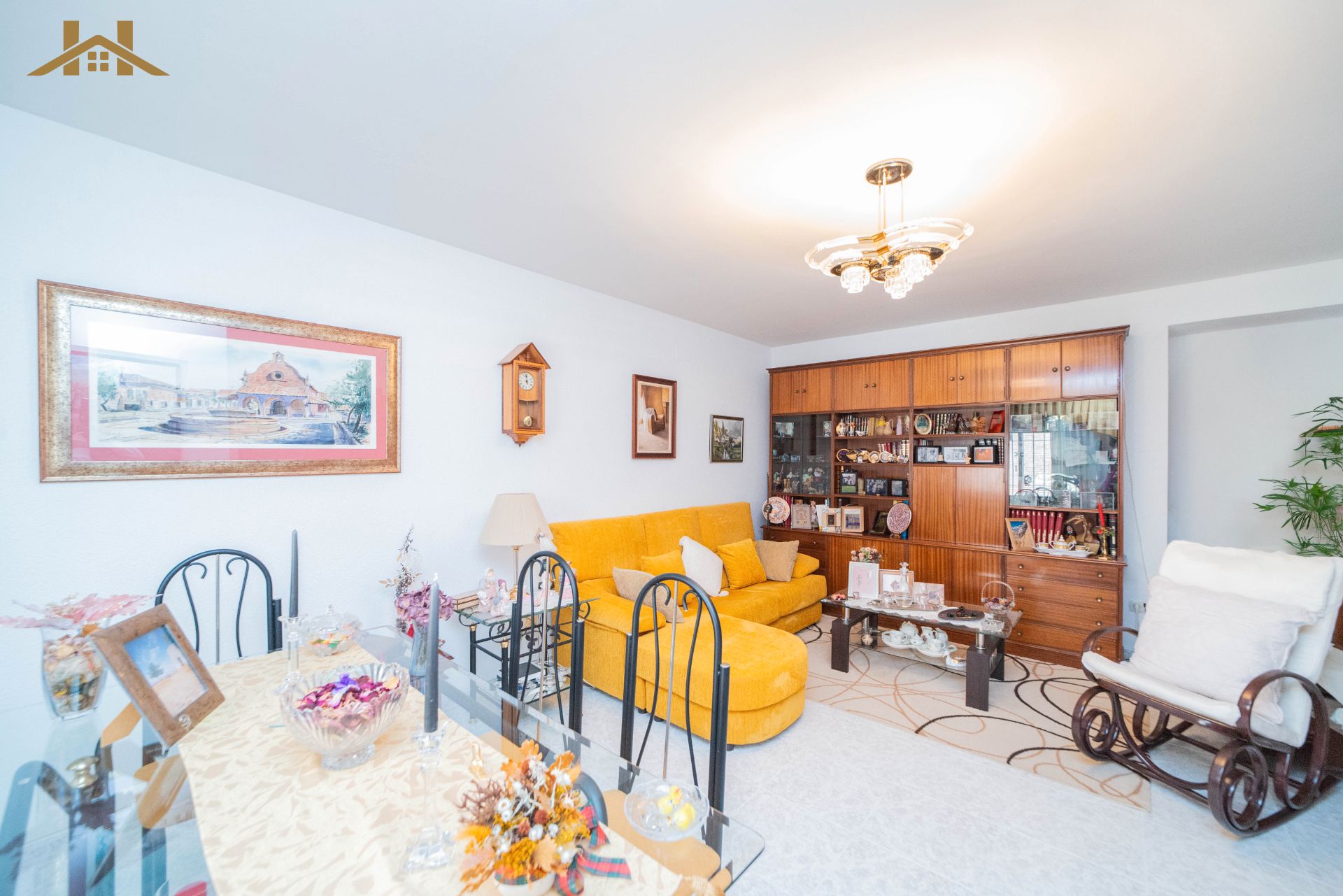 Living room of Single-family semi-detached for sale in Ugena  with Heating, Private garden and Furnished