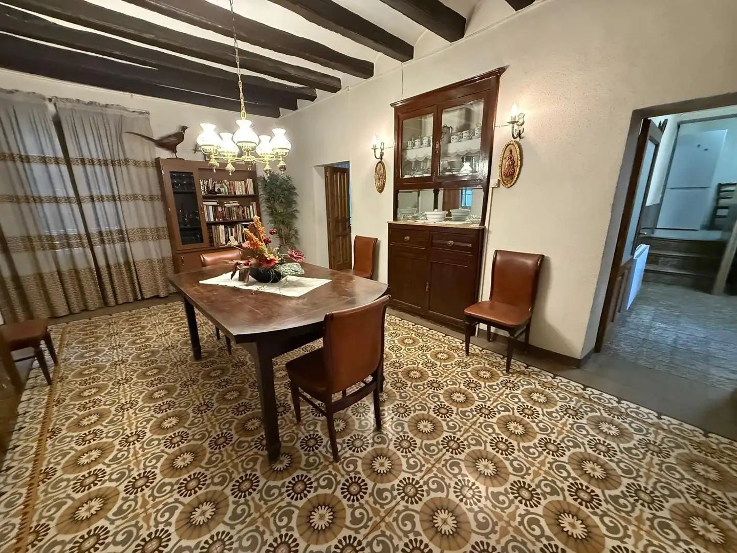Esszimmer von Country house zum Verkauf in Sant Martí Sesgueioles mit Terrasse und Abstellraum