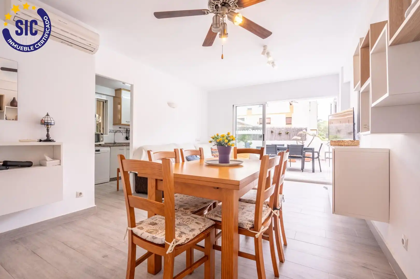 Dining room of Apartments for sale in Valencia  with Air Conditioner, Heating and Private garden