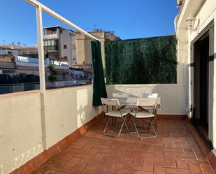 Terrace of Attic for sale in Santa Coloma de Gramenet  with Parquet flooring, Terrace and Furnished