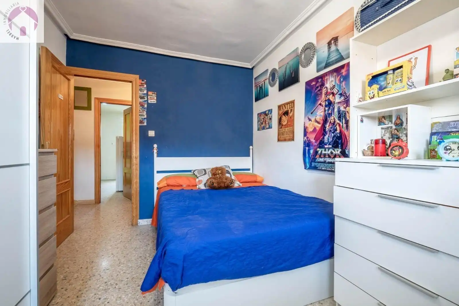 Bedroom of Flat for sale in Granada  with Air Conditioner, Heating and Terrace