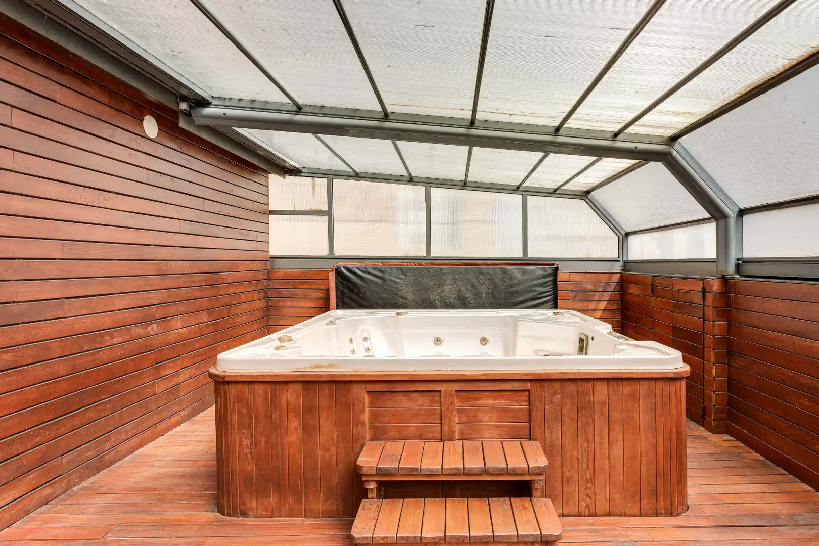 Terraza de Casa adosada en venta en Barcelona con Aire acondicionado, Calefacción y Jardín privado