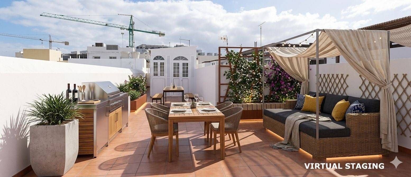 Terrace of Attic for sale in Las Palmas de Gran Canaria  with Terrace, Furnished and Balcony