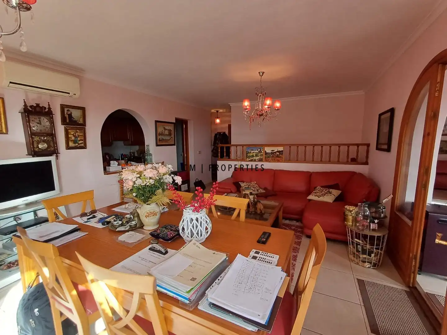 Esszimmer von Wohnung zum Verkauf in Benitachell / El Poble Nou de Benitatxell mit Klimaanlage, Terrasse und Schwimmbad