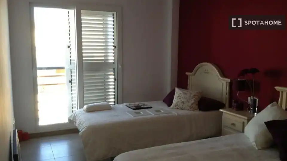 Bedroom of Flat for rent in Cullera  with Air Conditioner, Heating and Furnished
