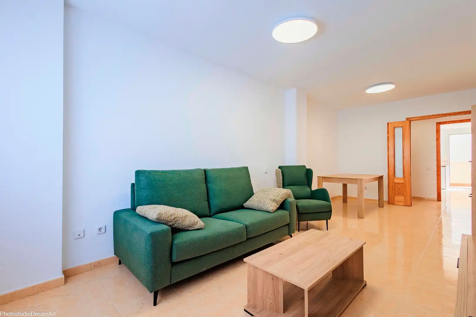 Living room of Flat for rent in Almoradí  with Terrace, Swimming Pool and Furnished