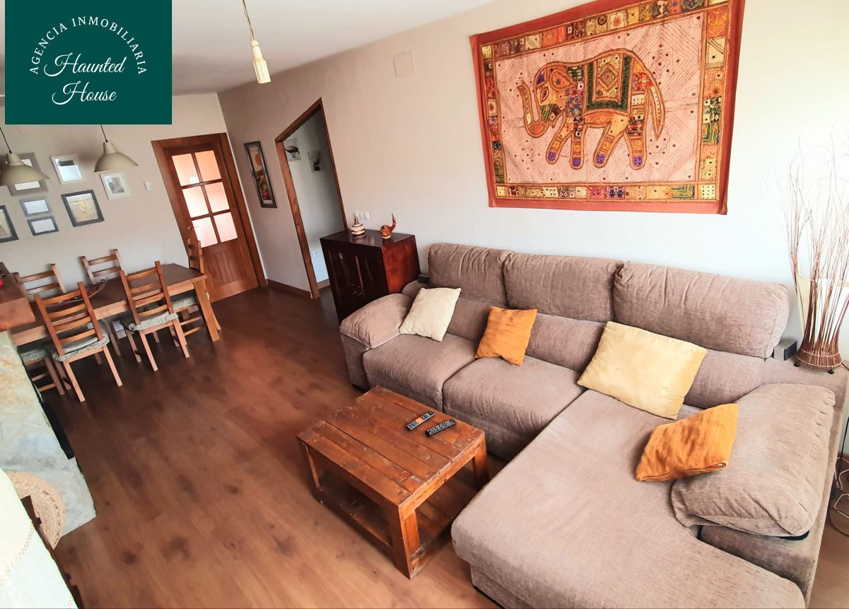 Living room of House or chalet for sale in Pozo-Lorente  with Air Conditioner, Parquet flooring and Terrace