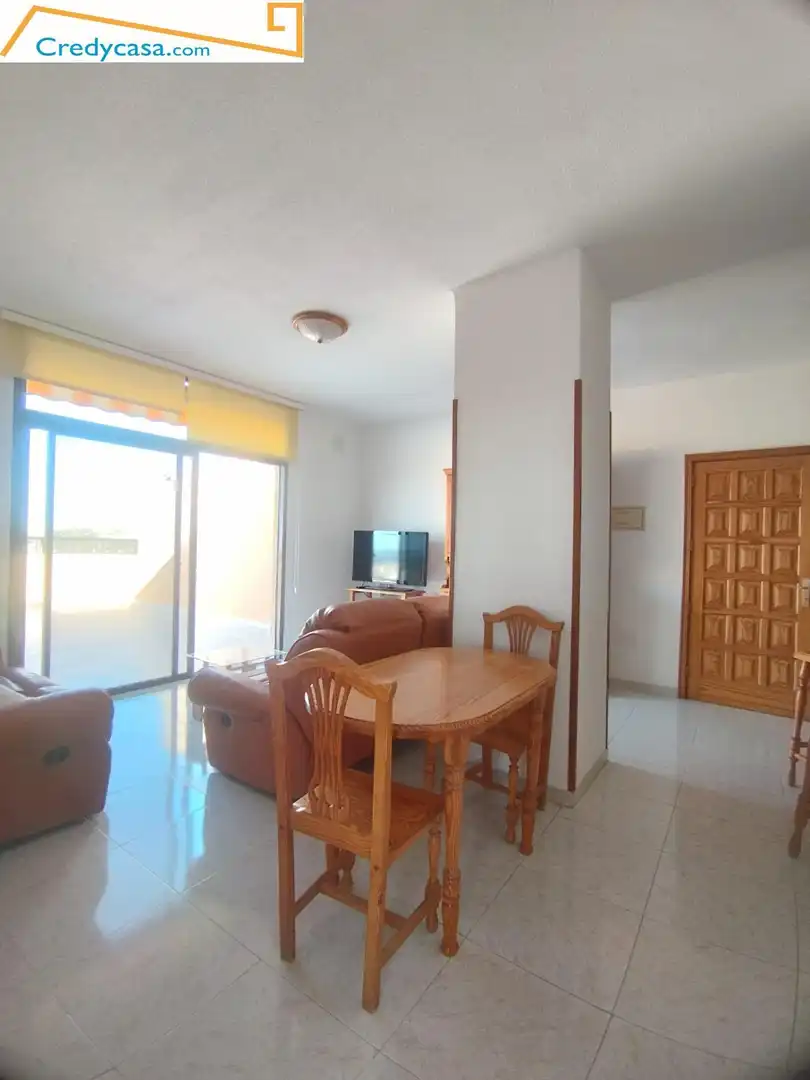 Wohnzimmer von Dachboden zur Miete in Granadilla de Abona mit Terrasse, Möbliert und Balkon