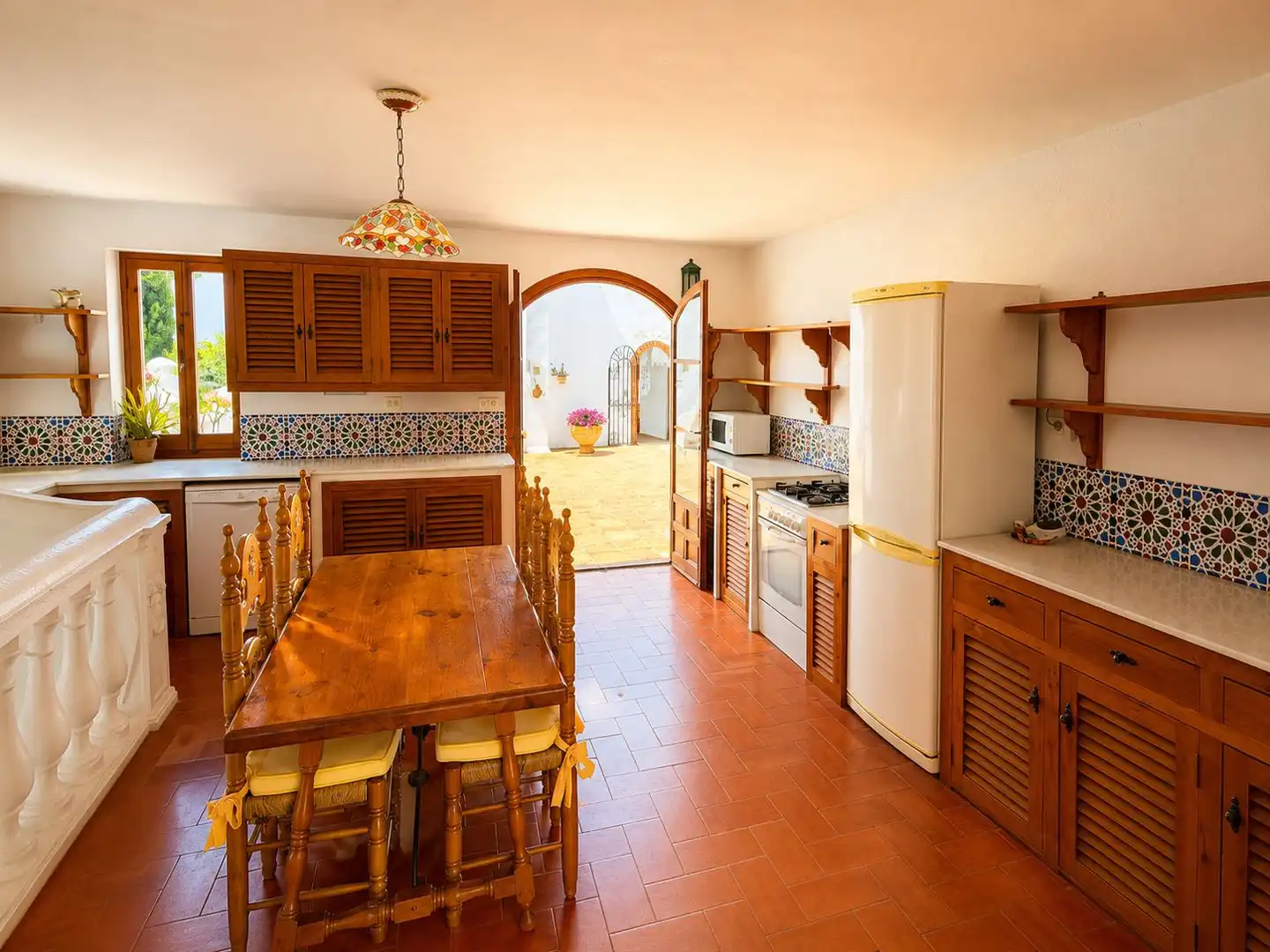 Kitchen of Houses for sale in Almuñécar  with Air Conditioner, Heating and Private garden