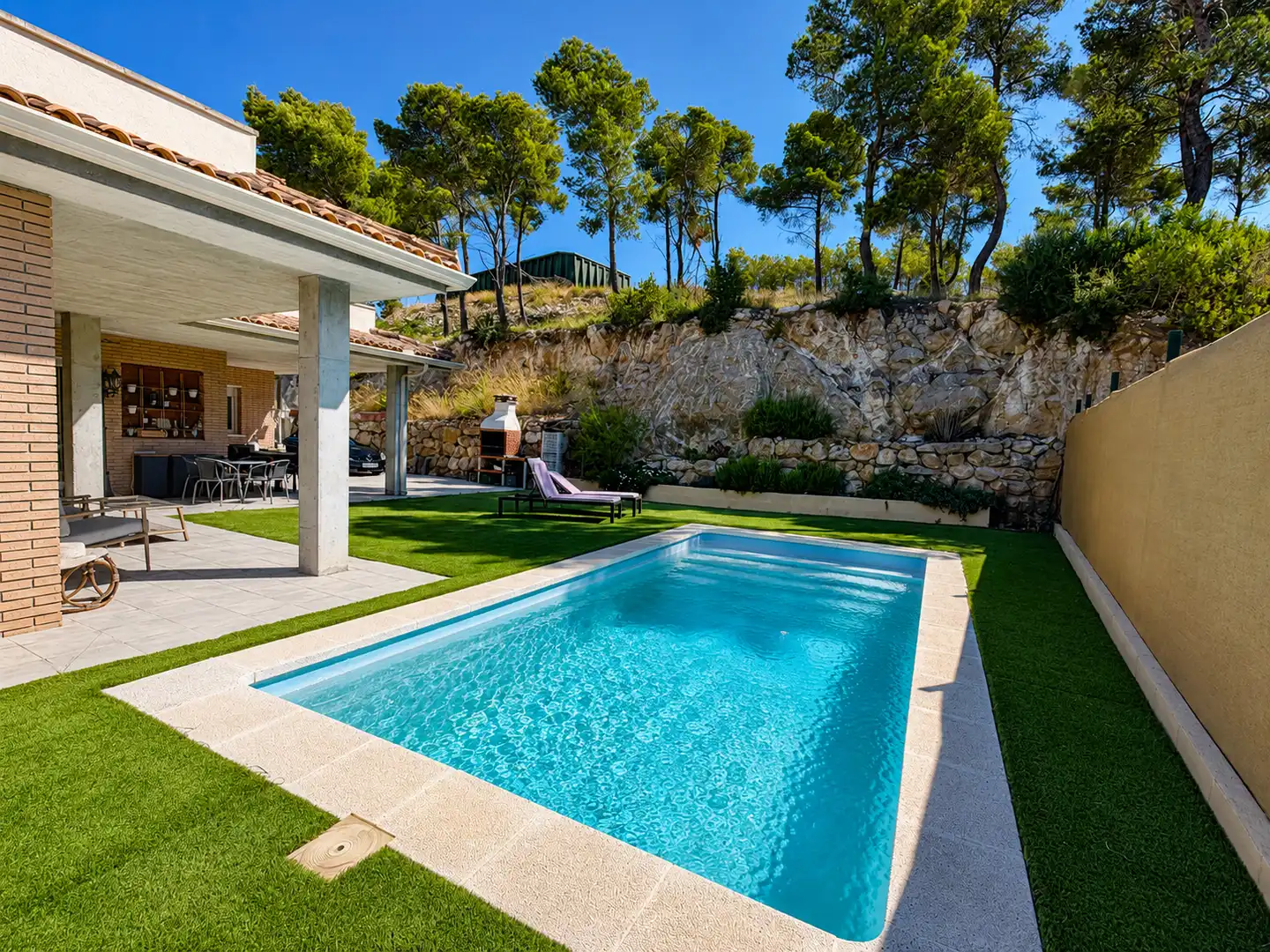 Piscina de Casa o chalet en venta en Olivella con Aire acondicionado, Calefacción y Jardín privado