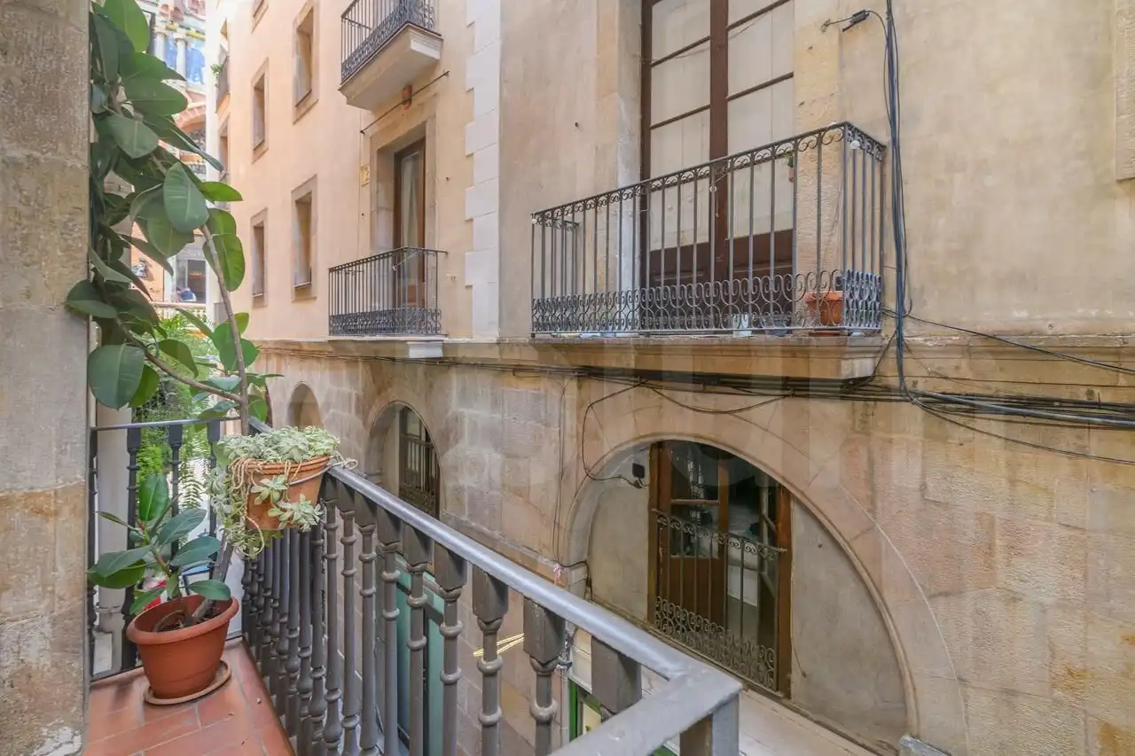 Terrasse von Wohnung zum Verkauf in Barcelona mit Heizung, Parkett und Terrasse