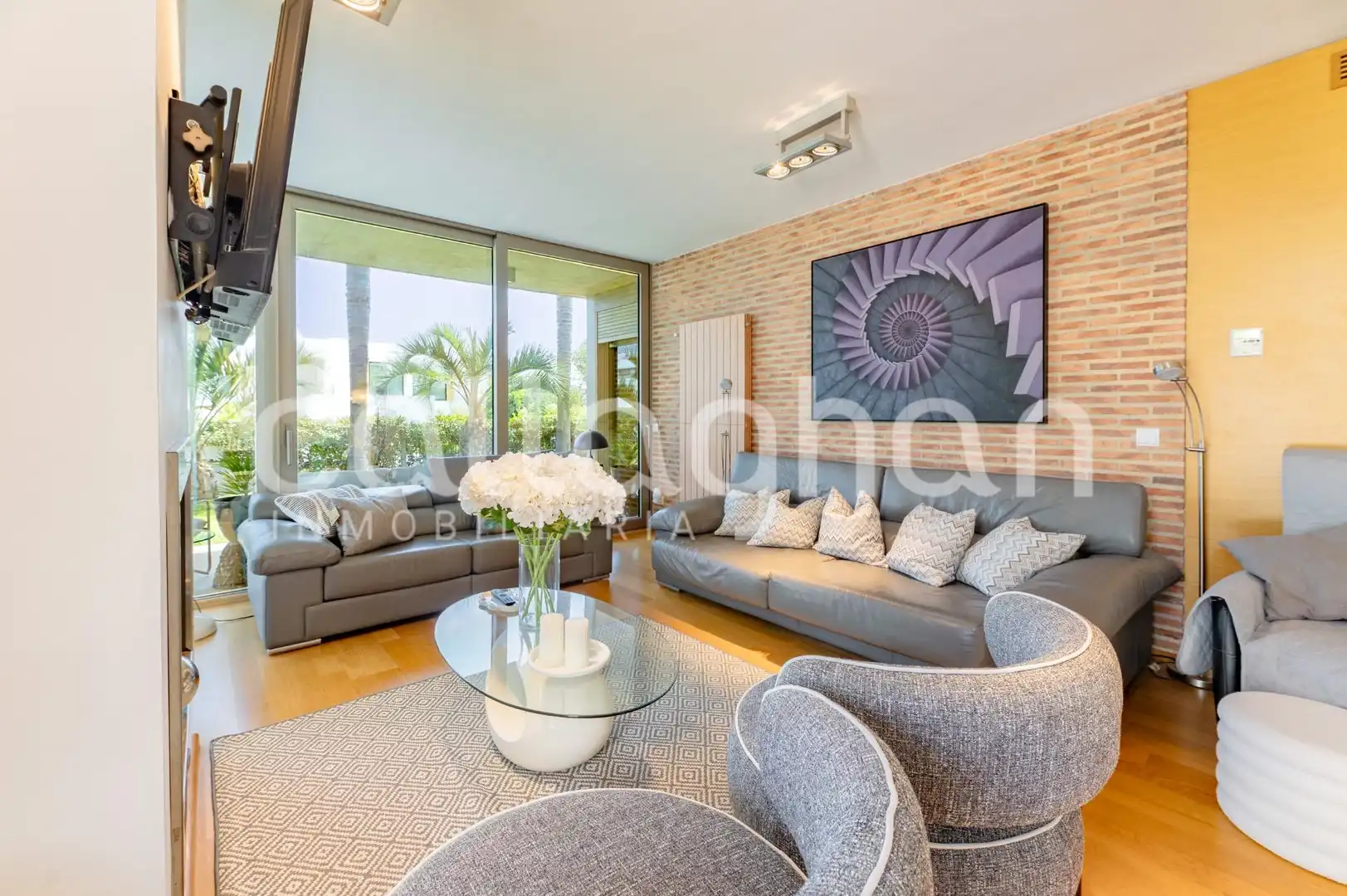 Wohnzimmer von Haus oder Chalet zum Verkauf in Bétera mit Heizung, Privatgarten und Terrasse