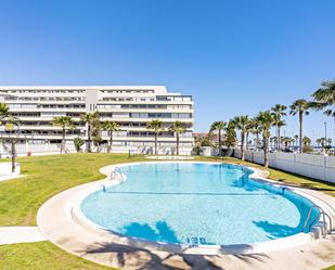 Swimming pool of Flat for sale in Roquetas de Mar  with Air Conditioner, Terrace and Balcony