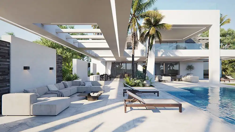 Villa con terrazza in vendita a Los Flamingos, imagen 4