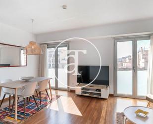 Living room of Flat to rent in  Barcelona Capital  with Air Conditioner, Heating and Storage room