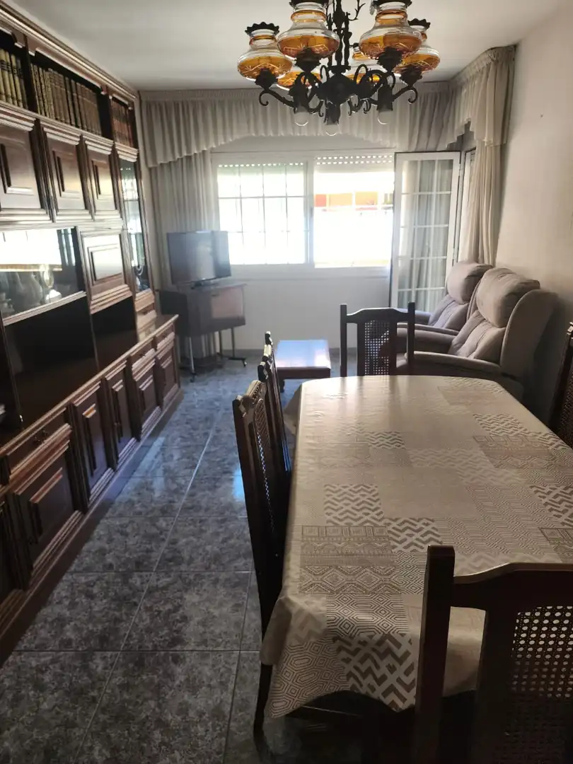 Living room of Flat for sale in L'Hospitalet de Llobregat  with Furnished, Oven and Washing machine