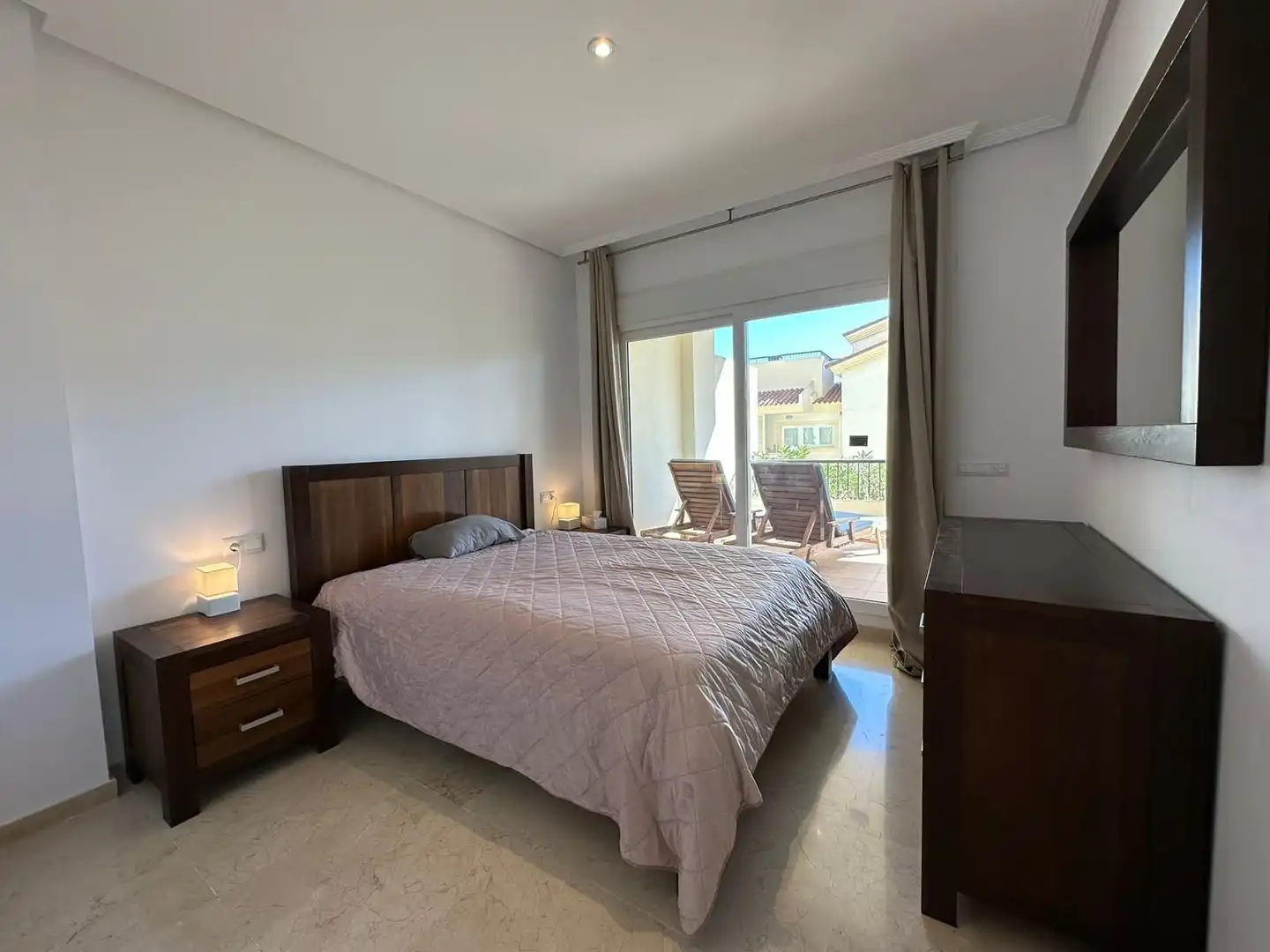 Bedroom of Flat for rent in Altea  with Air Conditioner, Heating and Storage room