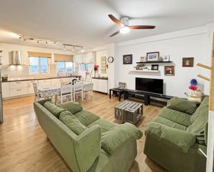 Living room of Flat for sale in Villajoyosa / La Vila Joiosa  with Air Conditioner, Heating and Terrace