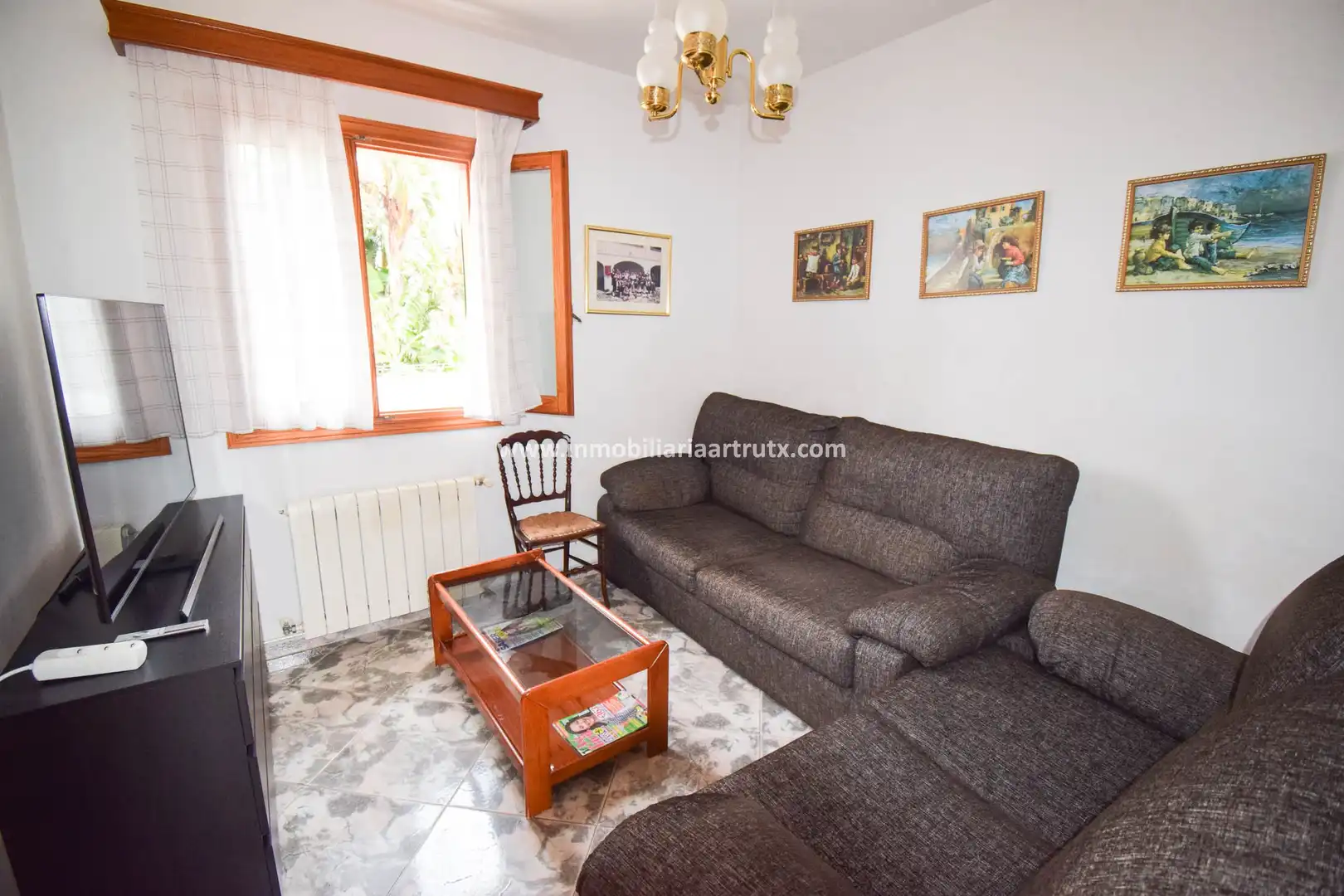 Sala d'estar de Casa o xalet en venda en Ciutadella de Menorca amb Calefacció, Jardí privat i Terrassa