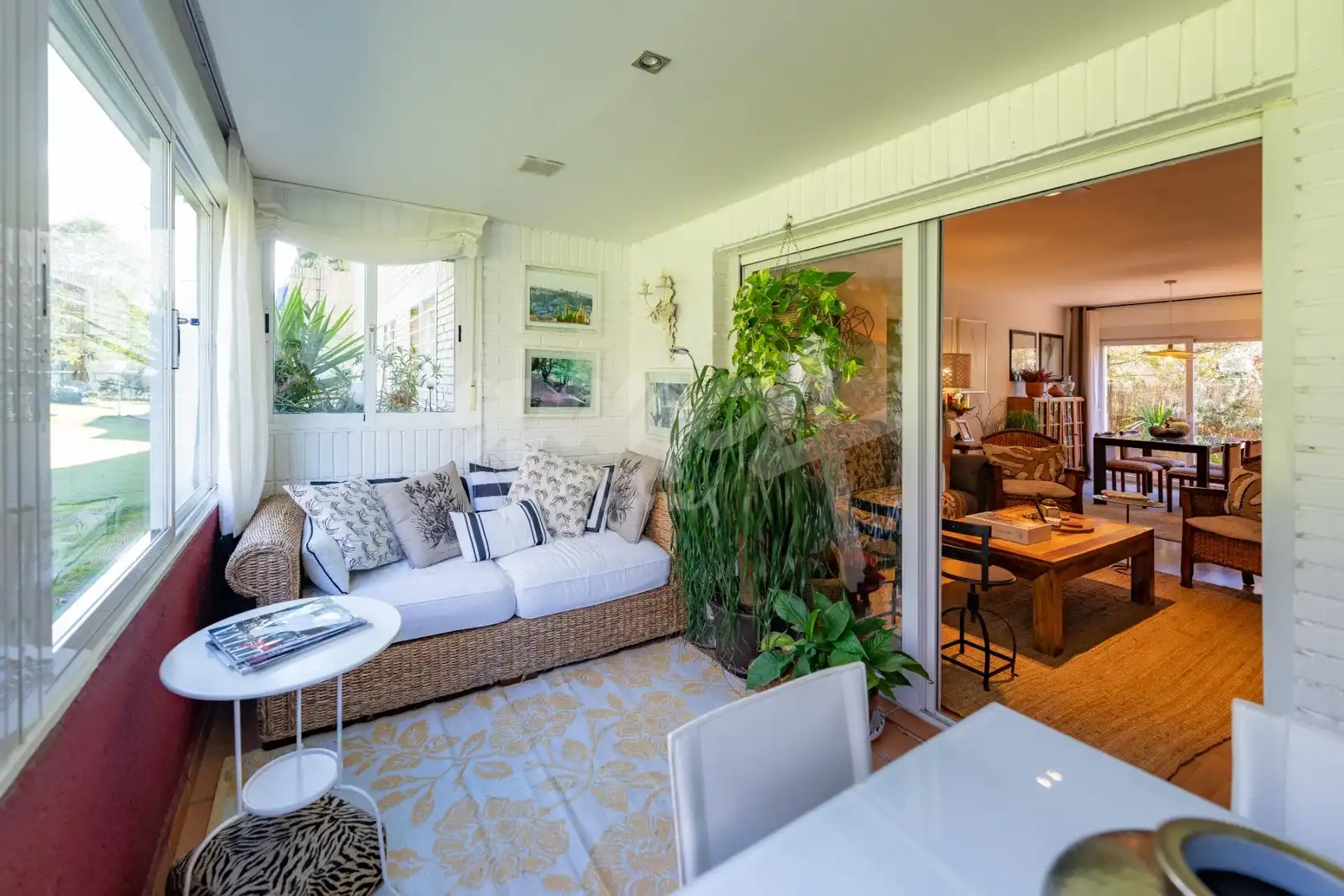 Sala de estar de Piso en venta en Majadahonda con Calefacción, Jardín privado y Terraza