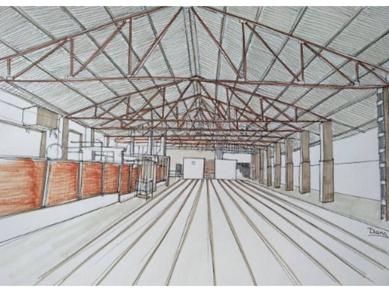 Nau industrial de lloguer en Alcampell