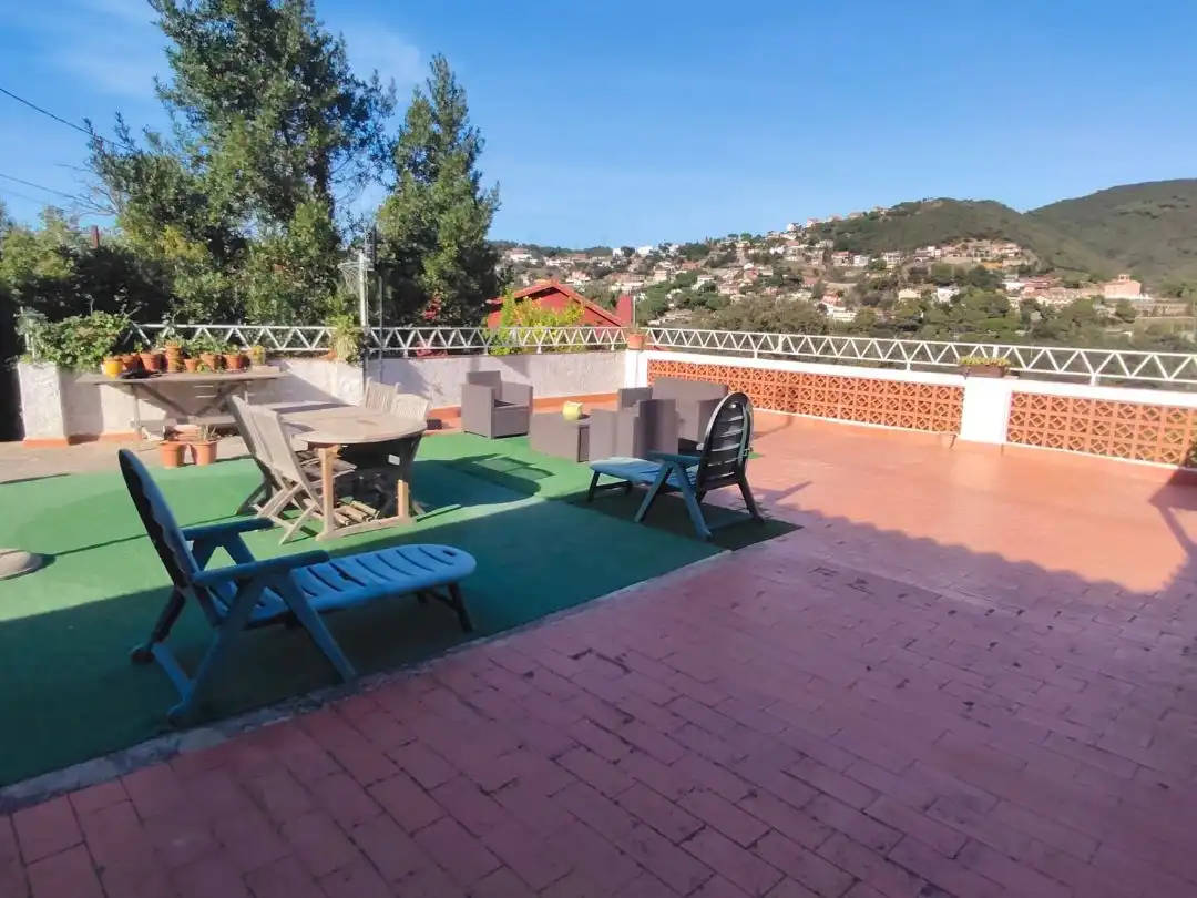 Terraza de Casa o chalet en venta en Sant Fost de Campsentelles con Aire acondicionado y Terraza