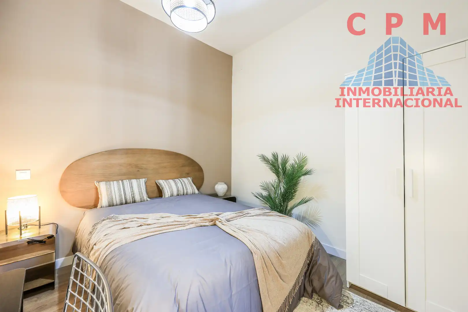Bedroom of Flat for rent in Madrid  with Air Conditioner, Heating and Parquet flooring