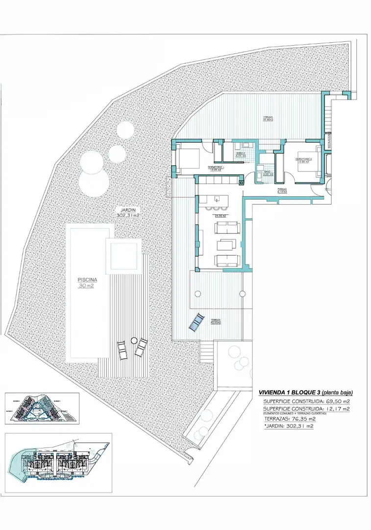 Wohnungen zum Verkauf in Torre-Pacheco mit Heizung, Privatgarten und Terrasse